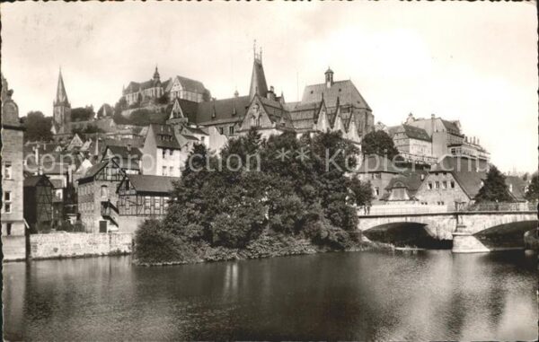 Marburg Lahn Universität Brücke