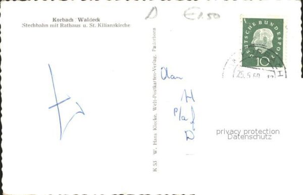 Korbach Stechbahn Rathaus St Kilianskirche Brun – Bild 2
