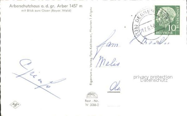 Grosser Arber Arberschutzhaus Berghaus mit Blick zum – Bild 2
