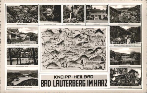 Bad Lauterberg Teilansichten Umgebungskarte Kneipp Hei