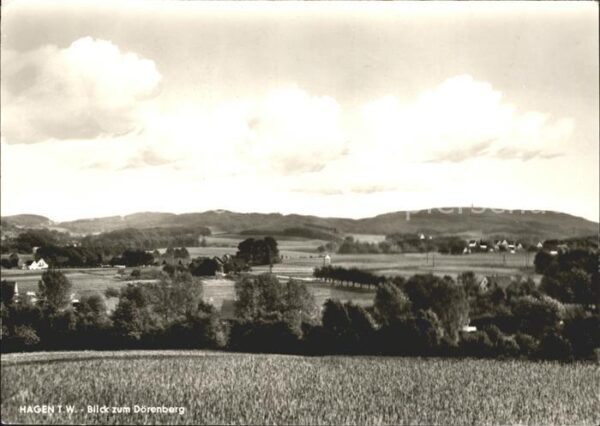 Hagen Teutoburger Wald Panorama Blick zum Dörenberg