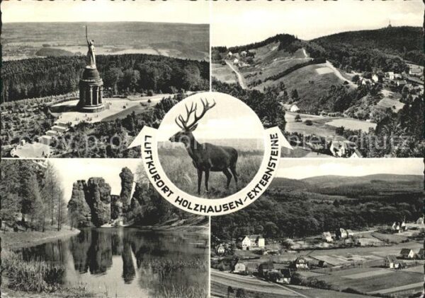 Holzhausen-Externsteine Hermannsdenkmal Panorama Teutoburger Wa