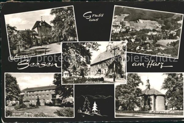 Seesen Harz Amtsgericht Luftbild St Andreaskirche J