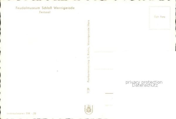 Wernigerode Harz Festsaal Feudalmuseum Schloss – Bild 2