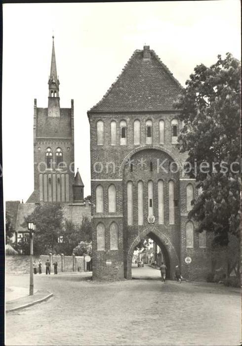 Usedom Anklamer Torturm 15. Jhdt. Stadtkirchtu