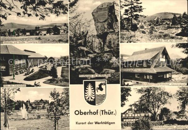 Oberhof Thueringen Schmücke Finsterberg Schneekopf Waldhot