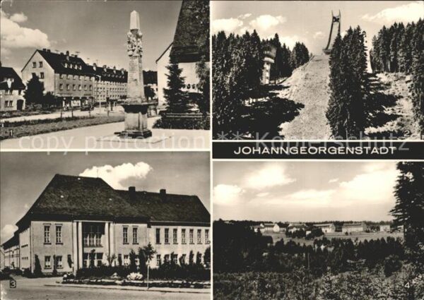 Johanngeorgenstadt Postmeilensäule Erzgebirgsschanze Kultu