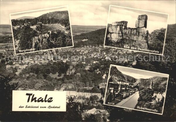 Thale Harz Panorama Bergtheater Hexentanzplatz Hub