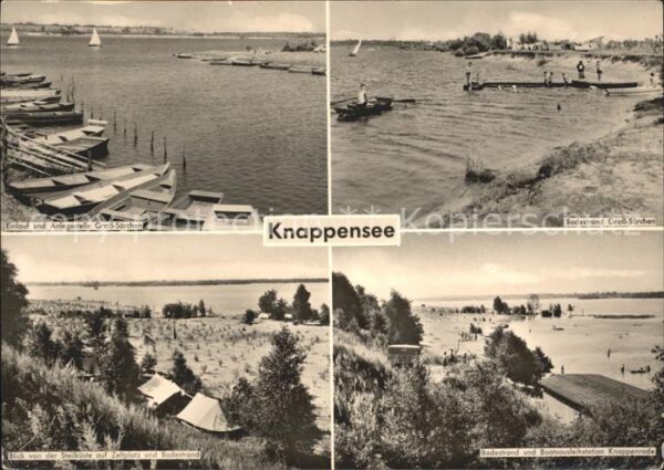Knappensee Oberlausitz Anlegestelle Gross Särchen Badestrand S