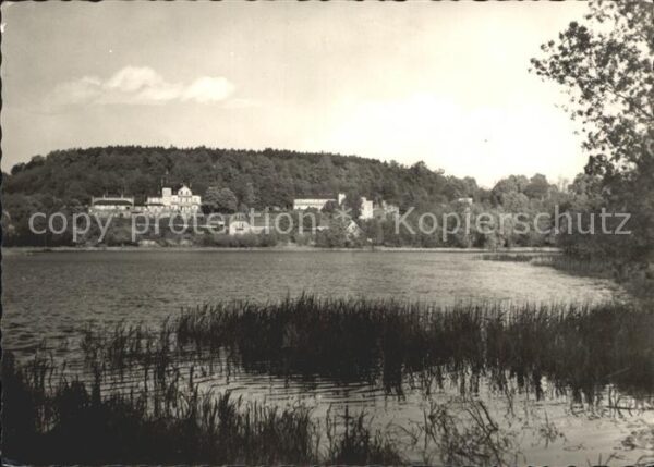 Bad Buckow Maerkische Schweiz Uferpartie am Griepensee