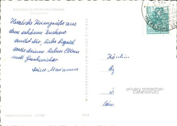 Bad Buckow Maerkische Schweiz Uferpartie am Griepensee – Bild 2