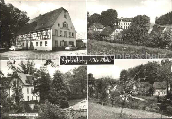 Gruenberg Augustusburg Betriebsgaststätte Erholungsheim Käthe