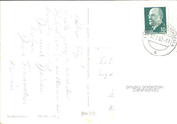 Klingenthal Vogtland Gesamtansicht Musikstadt Instrument Sch – Bild 2