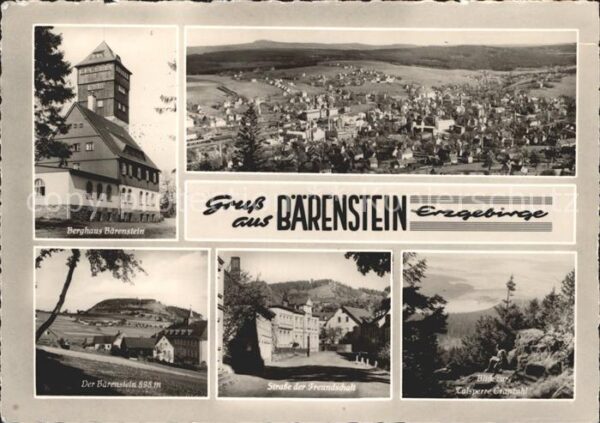 Baerenstein Annaberg-Buchholz Berghaus Panorama Strasse der Freundsch