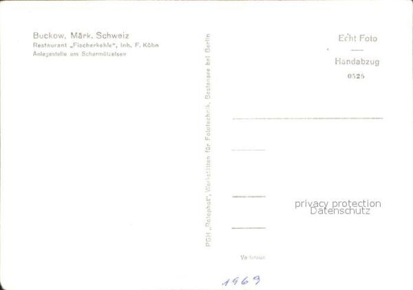 Buckow Maerkische Schweiz Restaurant Fischerkehle Anlegestelle am – Bild 2