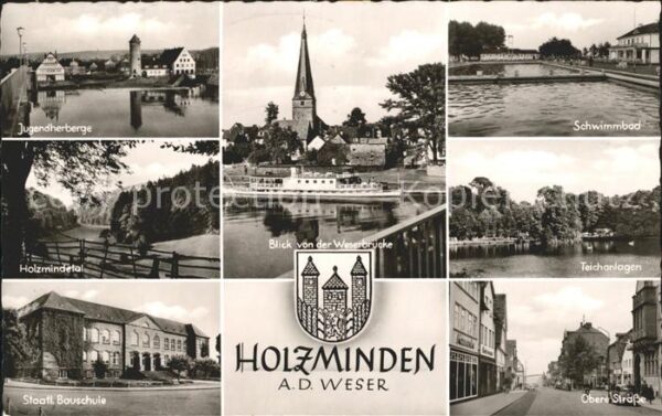 Holzminden Weser Jugendherberge Holzmindetal Bauschule W