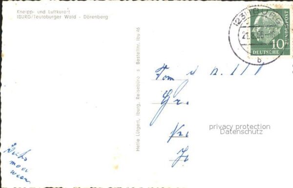 Iburg Teutoburger Wald Dörenberg Kneipp Luftkurort – Bild 2