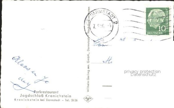 Kranichstein Jagdschloss Fliegeraufnahme – Bild 2