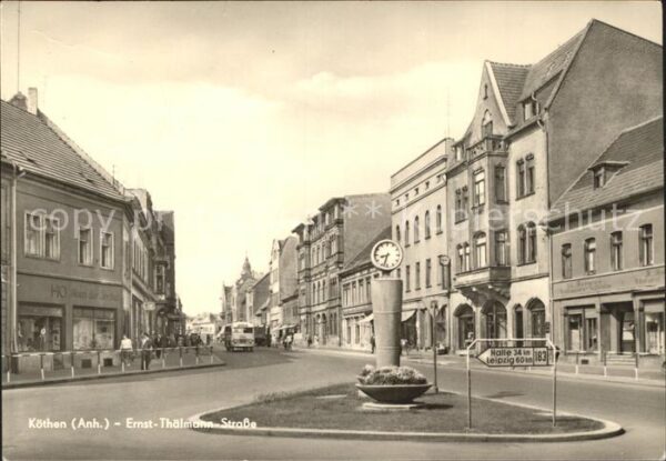 Koethen Anhalt Ernst Thälmann Strasse