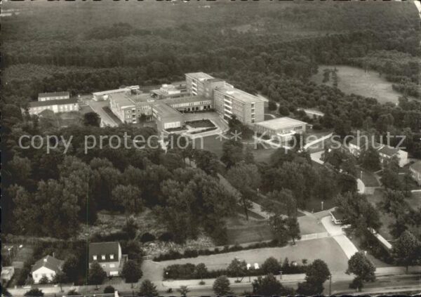 Buchholz Duisburg Fliegeraufnahme Krankenhaus