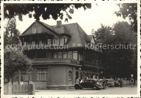 Sitzendorf Thueringen HO Hotel zur Linde