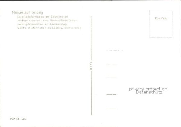 Leipzig Information am Sachsenplatz – Bild 2