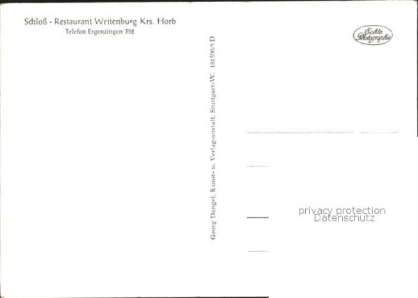 Horb Neckar Schloß-Restaurant Weitenburg – Bild 2