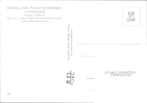Marzoll Gasthaus Cafe Pension Schloßberghof – Bild 2