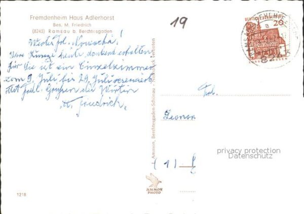 Ramsau Berchtesgaden Fremdenheim Haus Adlerhorst – Bild 2