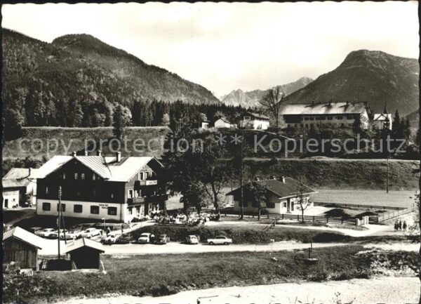Vorderriss Gasthaus zur Post Elternhaus des Dichte