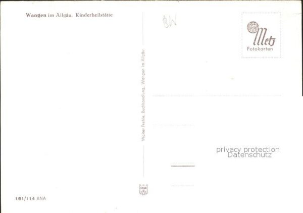 Wangen Allgaeu Kinderheilstätte – Bild 2