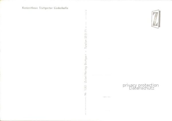 Stuttgart Konzerthaus Liederhalle – Bild 2
