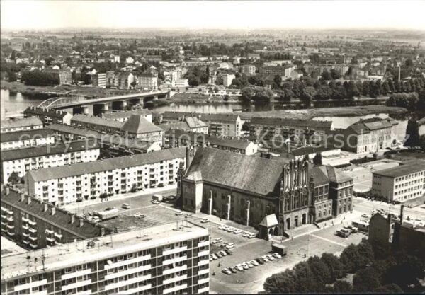 Frankfurt Oder Blick vom Hochhaus am Platz der Republi