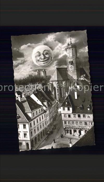 Memmingen Altstadt Kirche Mond
