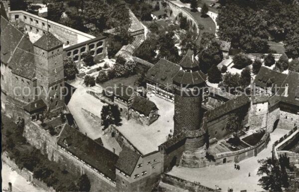 Nuernberg Burg Fliegeraufnahme