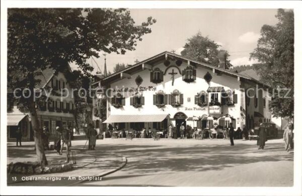 Oberammergau Dorfplatz Hotel Gasthof Alte Post