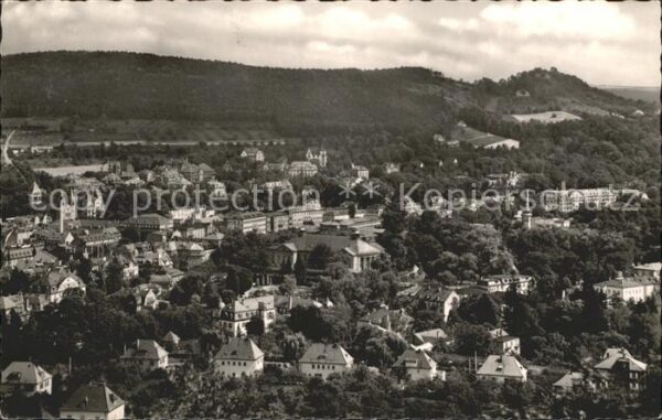 Bad Kissingen Ansicht mit Burgruine Bodenlaube