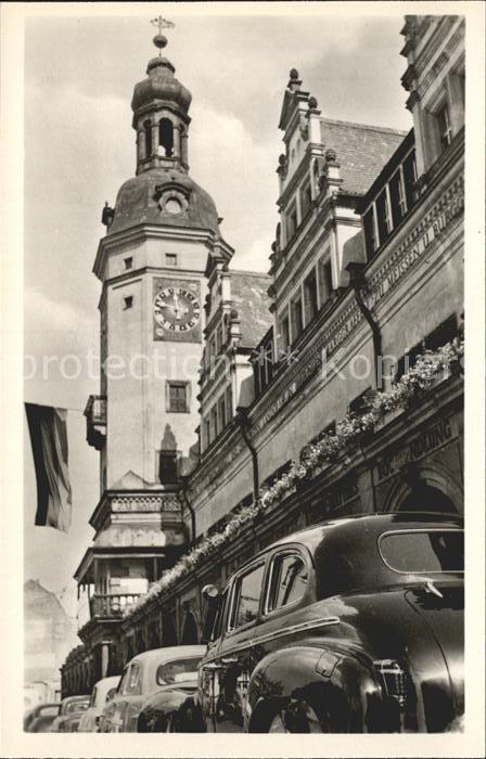 Leipzig Altes Rathaus am Markt Messestadt