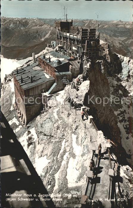 Zugspitze Münchner Haus Zugspitzgipfel Schweizer