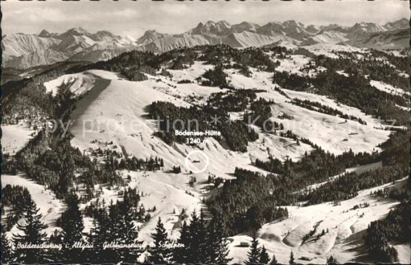 Balderschwang Gelbhansekopf und Schelpen Bodensee Hüt