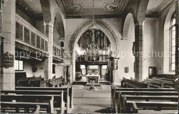 Usingen Evangelische Kirche Inneres Altar