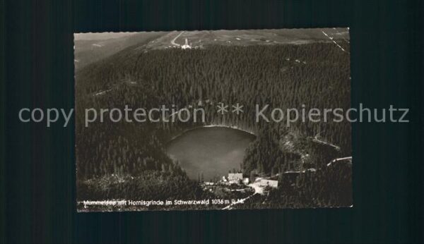 Mummelsee Berghotel mit Hornisgrinde Schwarzwald