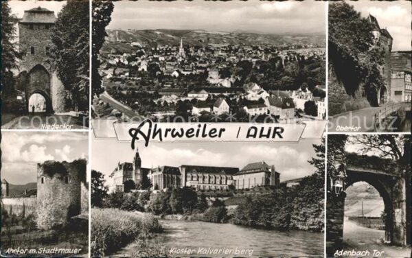 Ahrweiler Ahr Niedertor Ahrtor Stadtmauer Obertor Klo