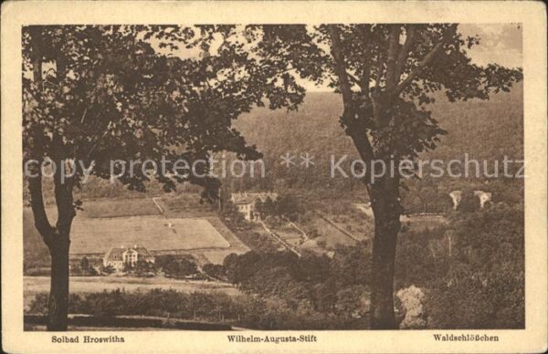 Bad Gandersheim Solbad Hroswitha Wilhelm Augusta Stift