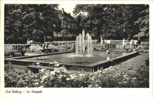 Bad Driburg Kurpark Springbrunnen