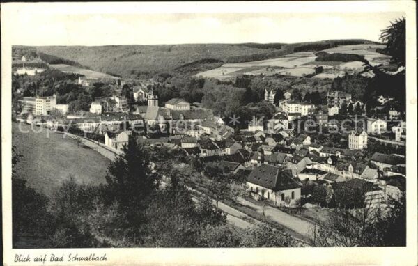 Bad Schwalbach Blick über die Stadt