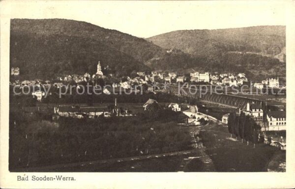 Bad Sooden-Allendorf Blick über die Stadt