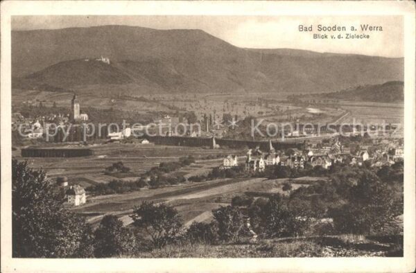 Bad Sooden-Allendorf Panorama Blick von der Zielecke