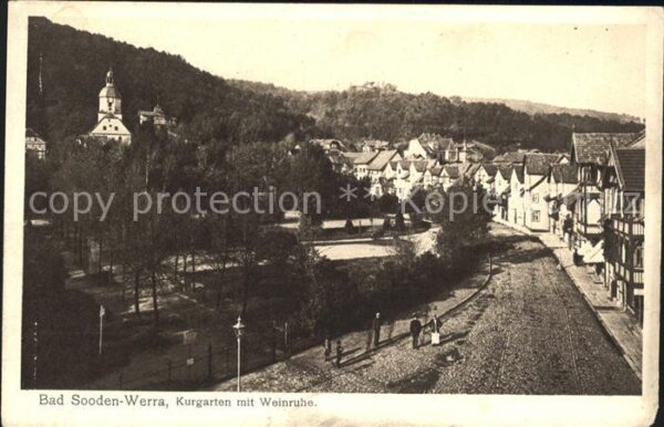 Bad Sooden-Allendorf Kurgarten mit Weinruhe