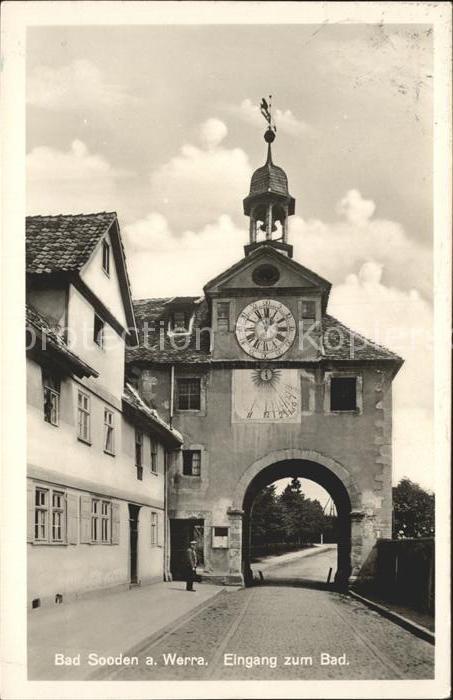Bad Sooden-Allendorf Eingang zum Bad Altes Tor Bahnpost